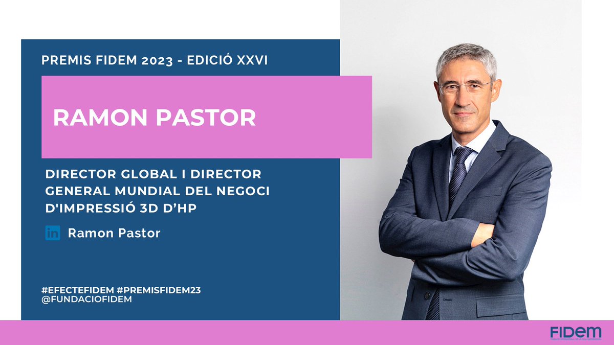 FundacioFidem's tweet photo. 📣El #PremisFidem23 a la Tecnologia el lliura...

🙋‍♂️Ramon Pastor, en representació d’HP
@HP @HPEspana

 #Patrocini #Patrocinador #PremisFIDEM #LidertgeFemení #ReferentsFemenins #TalentFemení #Donaemprenedora #Tecnologia https://t.co/cWBdGcIpOU