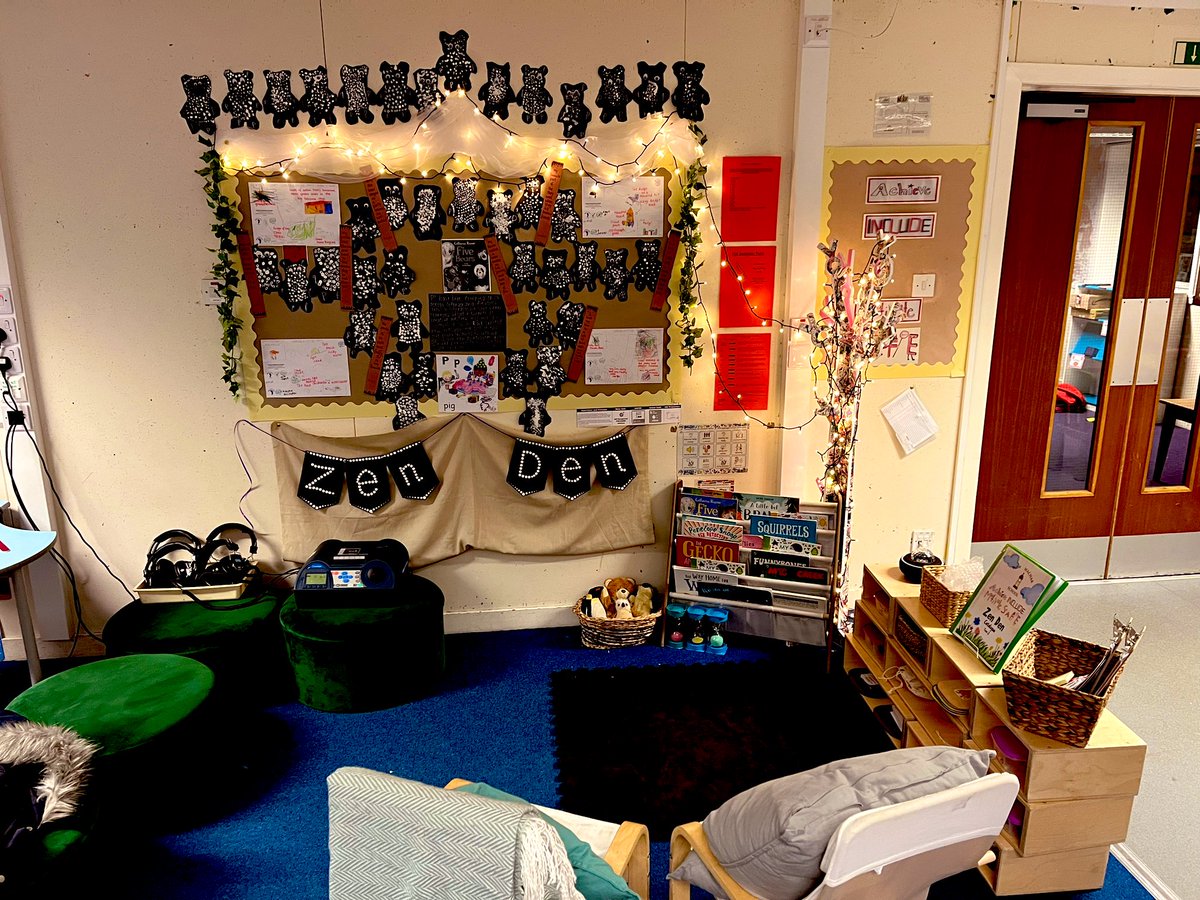 mrs_repper's tweet image. Creating #motivating #spaces really helps P1 to engage and challenge themselves. Our zen den is a real space for independence with emotional regulation, fine motor, literacy, expressive arts &amp;amp; sensory opportunities. @MacharNew 😌😌😌