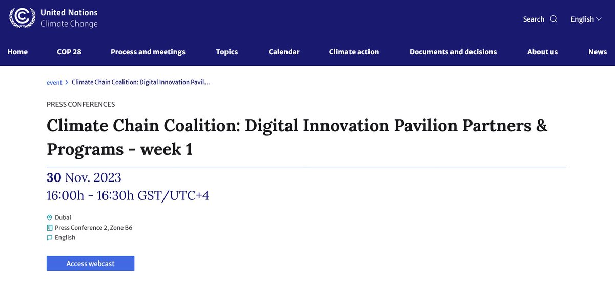 Climate Chain Coalition tweet media