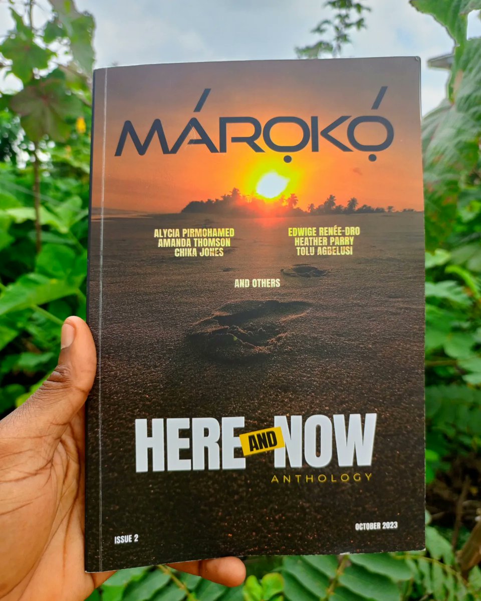 Uchenna Emelife for <a href="/Marokomag/">Márọkọ́ Mag</a> curated fifteen poetry collections to find sanctuary in. "Waterman" by <a href="/echenduka/">Echezonachukwu Nduka</a> is no 2 on the list.

Find the listicle in the second issue of @marokomag. Soon to be available in stores near you.