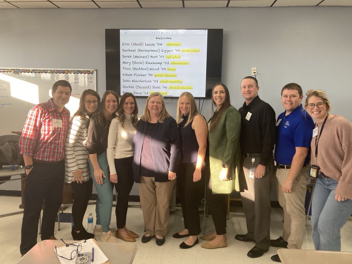 It was SO FUN sharing time with these colleagues/professionals in the education field (all former students ❤️) for Career Connections Day. They provided valuable information to our students and me!!  I might go back to school!!! 😀 Many thanks!!! #ForeverAKnight