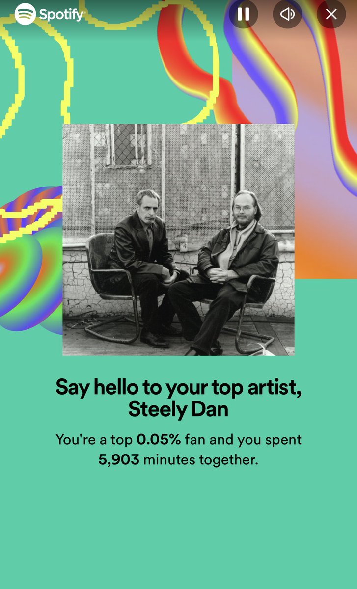 Too much power being in the Top 0.05% of Steely Dan listeners