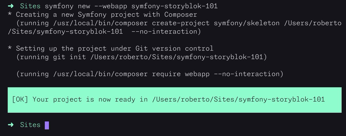 RmeetsH's tweet image. Let&apos;s try Symfony 7 and Storyblok 🎉

#symfony7 #symfony #php #storyblok
