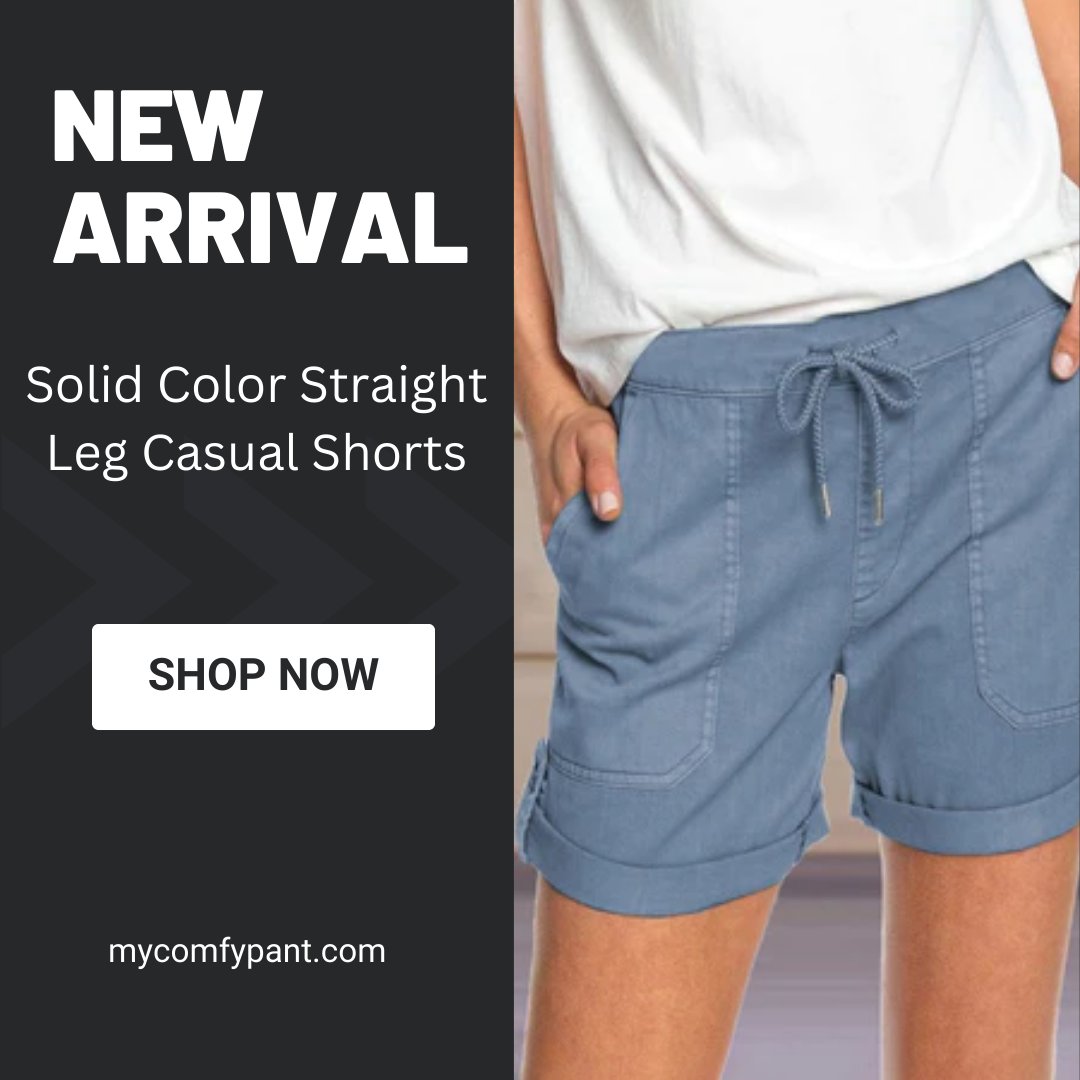 ShopComfyPant's tweet image. Elevate your casual wardrobe with our Solid Color Straight Leg Casual Shorts! ☀️🩳 These shorts combine comfort and style seamlessly, making them a versatile staple for warm days. 
Shop Now: mycomfypant.com/collections/al…
#StraightLegShorts #SolidColorStyle #CasualChic