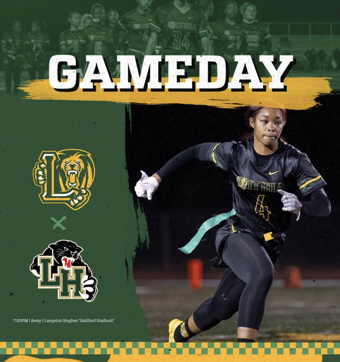 LSHS Flag Football (@lshs_flag) on Twitter photo Game Day!! Last Regular Season Game. Come support your Lions🫶🏾<a href="/SpringsLithia/">Lithia Springs Athletics</a> <a href="/Just1Three/">Tre’ Hightower 🤟🏾</a> <a href="/KendraPleasant1/">Kendra Pleasants</a> Game Day!! Last Regular Season Game. Come support your Lions🫶🏾<a href="/SpringsLithia/">Lithia Springs Athletics</a> <a href="/Just1Three/">Tre’ Hightower 🤟🏾</a> <a href="/KendraPleasant1/">Kendra Pleasants</a>