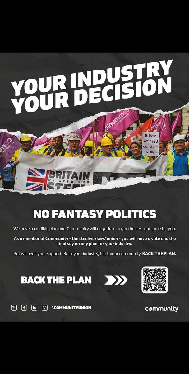 Back the plan. Britain needs a steel industry #BackThePlan #SaveOurSteel