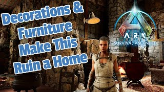 zadirakindle's tweet photo. Decorating is a blast when you have fun mods and we used a ton of them to make this ruin a home. #survivetheark #ArkFun #playARK #ARKSurvivalAscended #ArkMods #ArkBuilder https://t.co/076MUg7ymf https://t.co/GpQ9ZQUgX5