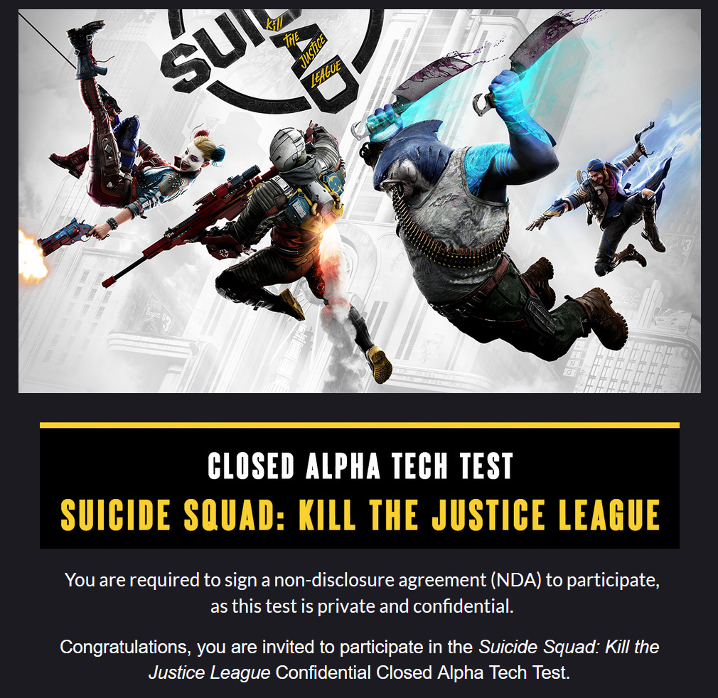 Suicide Squad: Kill The Justice League Alpha Sign-ups Are Now Live -  Insider Gaming