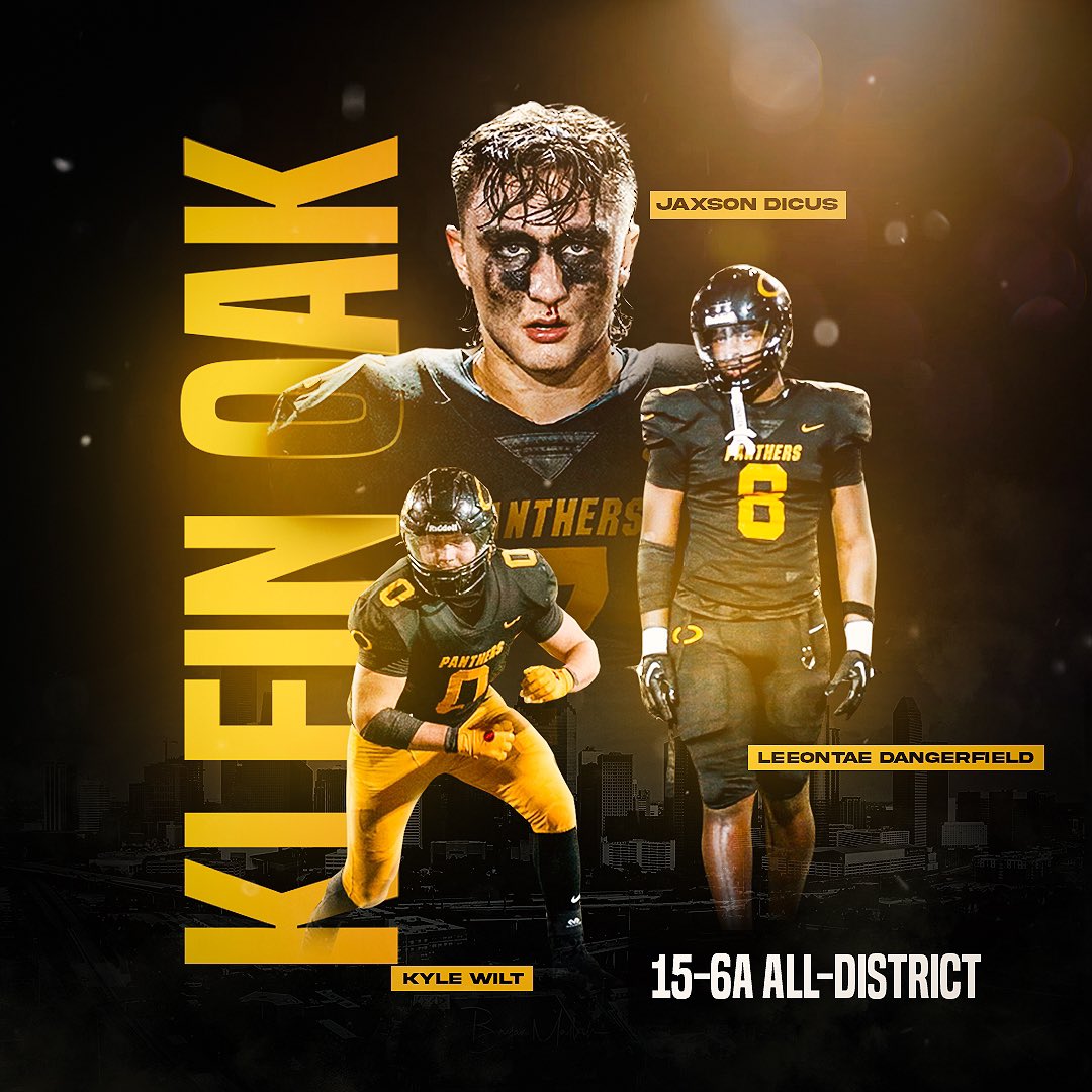 All 3 of my starters were recognized for all their hard work. Proud is an understatement! All three brought a different aspect to the game that made this group a great one. Love these guys 💜 #ForeverAPanther  #OakEm