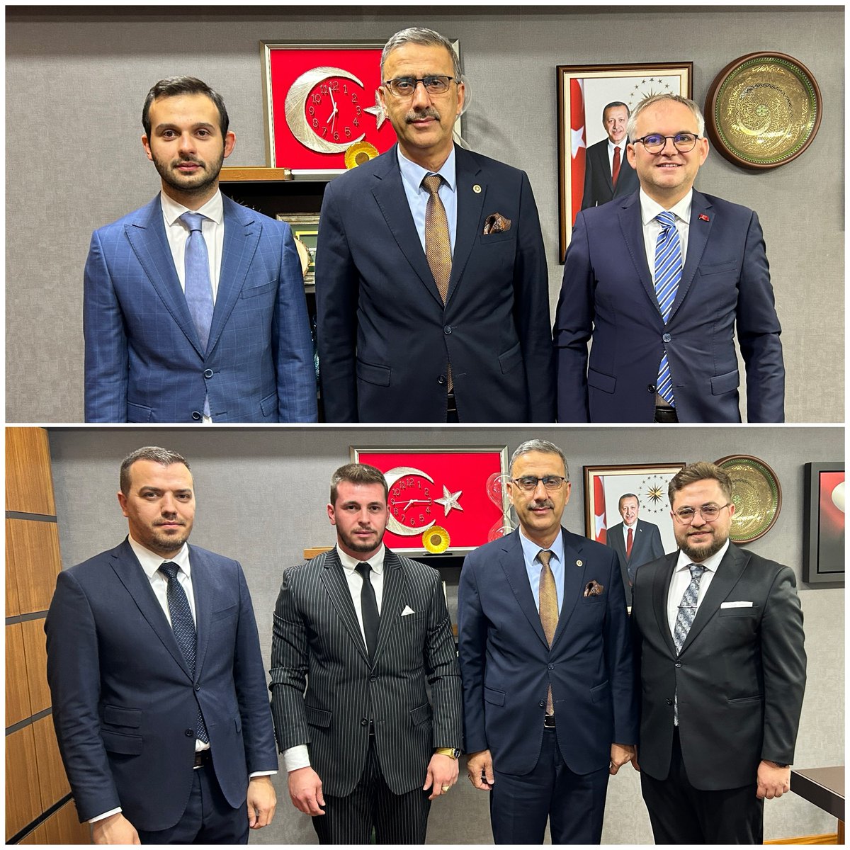 Bugün Gazi Meclisimizde konuğumuz olan;

▫️Arifiye Belediye Başkanımız Sn. İsmail Karakullukçu ve Arifiye İlçe Başkanımız Sn. Veysel Ünlü,
▫️Erenler Belediye Başkanımız Sn. Rahmi Şengül,
▫️Söğütlü Belediye Başkanımız Sn. Koray Oktay Özten,
▫️Trabzon Araklı Eski İlçe Başkanımız