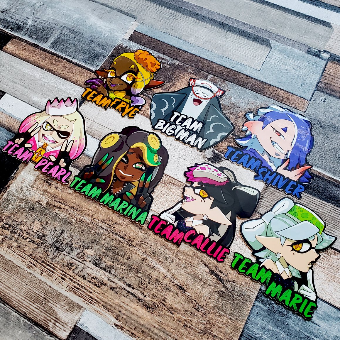MrEchoAngel's tweet image. I finished these BIG Splatoon stickers last week just in time for Breeze - now I'm home I've finally pictured and listed them on my store! (●´ω｀●)

⭐️ mrechoangel.net