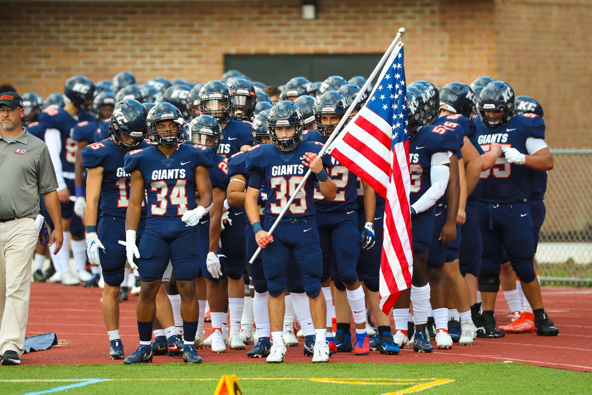 Thank you to @CoachPelk of @KeystoneFTBL for coming by today and seeing some of our guys!