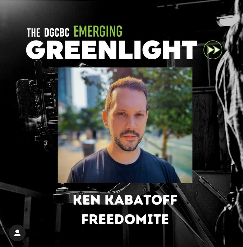 Integral_Kirk's tweet image. A massive congratulations goes out to Ken Kabatoff for winning the DGCBC Emerging Greenlight Grant to produce his horror short film "Freedomite", based on his own family events from 70 years ago! Co-written and produced by Chris Nash. Can't wait to see this one!