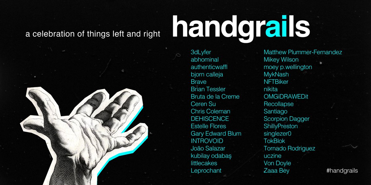 #handgrails 🤌🏆 <a href="/weirdnikita/">nikit̷̥̯̝̻̱̐̈́̈́̀̽a</a> @digitalcoleman <a href="/myknash/">MykNash</a> <a href="/NFTBiker/">NftBiker</a> <a href="/salazarjoao_/">João Salazar</a> <a href="/bjorncalleja/">bjorn calleja</a> <a href="/ScorpDag/">Scorpion Dagger</a> <a href="/GaryEdwardBlum/">GARY EDWARD BLUM</a> <a href="/estelle_flores_/">Estelle Flores</a> <a href="/uczine/">uczine</a> <a href="/brianbrian_____/">Brian Tessler</a> <a href="/kubilayodabas/">kubilay odabaş</a> <a href="/tornado_ilus/">Tornado Rodriguez</a> <a href="/3dlyfer/">3dLyfer ᶜᶜᵒ</a> <a href="/moepwellington/">moey p. wellington</a> <a href="/evrythngissoft/">littlecakes</a> <a href="/DehiscenceArt/">DEHISCENCE</a> <a href="/omgidrawedit/">OMGiDRAWEDit</a> <a href="/_abhominal_art/">abhominal</a>