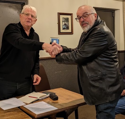 Uckfield Concert Brass's bass section won the band's first section of the year award, in memory of former band chair and solo trombone, Peter Cowlett. More details: uckfieldconcertbrass.com/2023/11/29/awa…