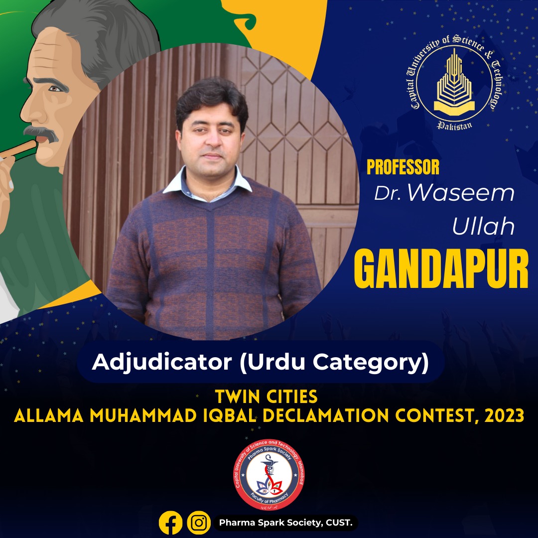 🔊 Ladies and Gentlemen!
Please join us in extending a warm welcome to Prestigious Adjudicator, Dr. Waseem Ullah Gandapur. We anticipate an enlightening experience as we engage in thought-provoking debates and collective growth under his guidance.

Thank you.
Warms regards