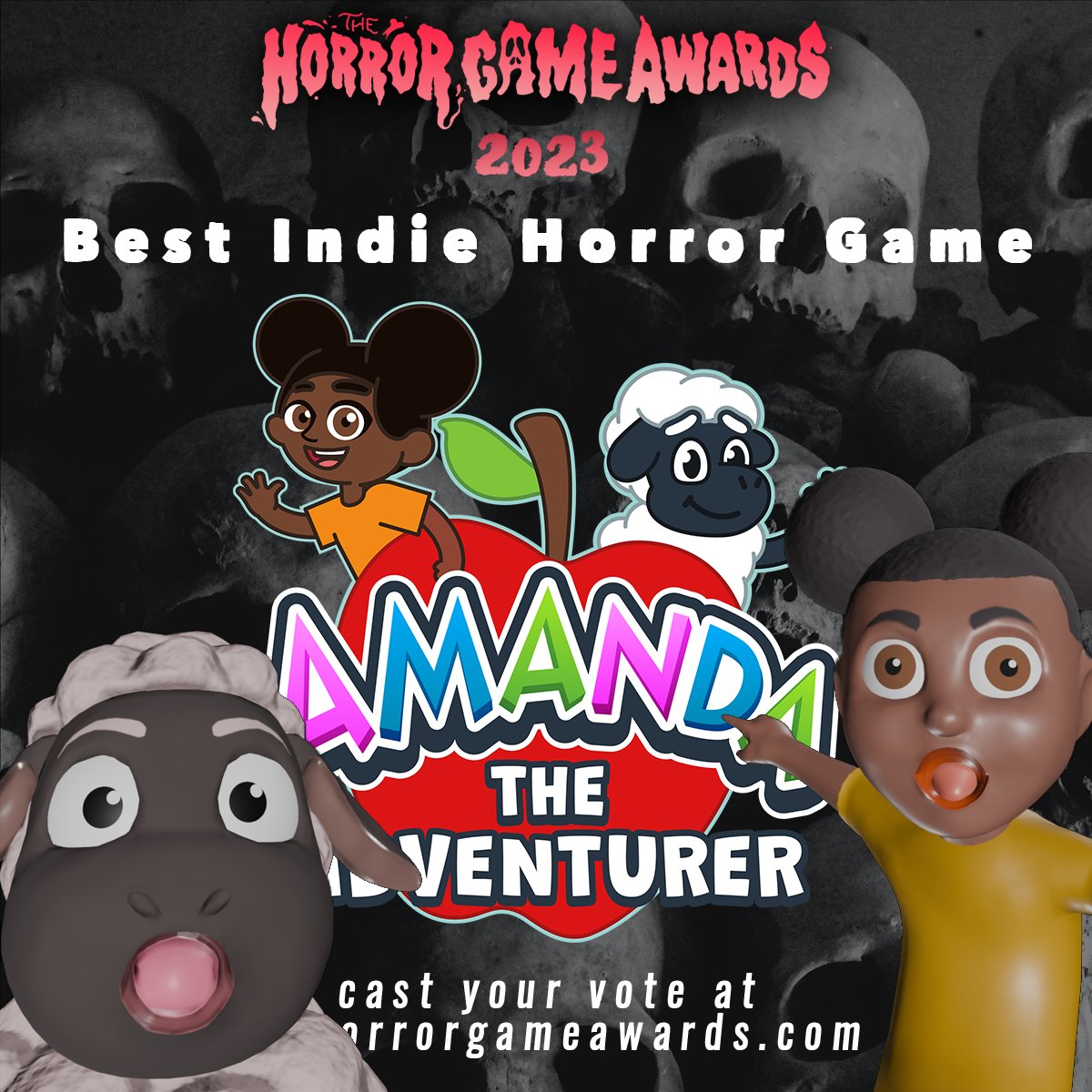 Children's Cartoon-Themed Horror Game 'Amanda the Adventurer