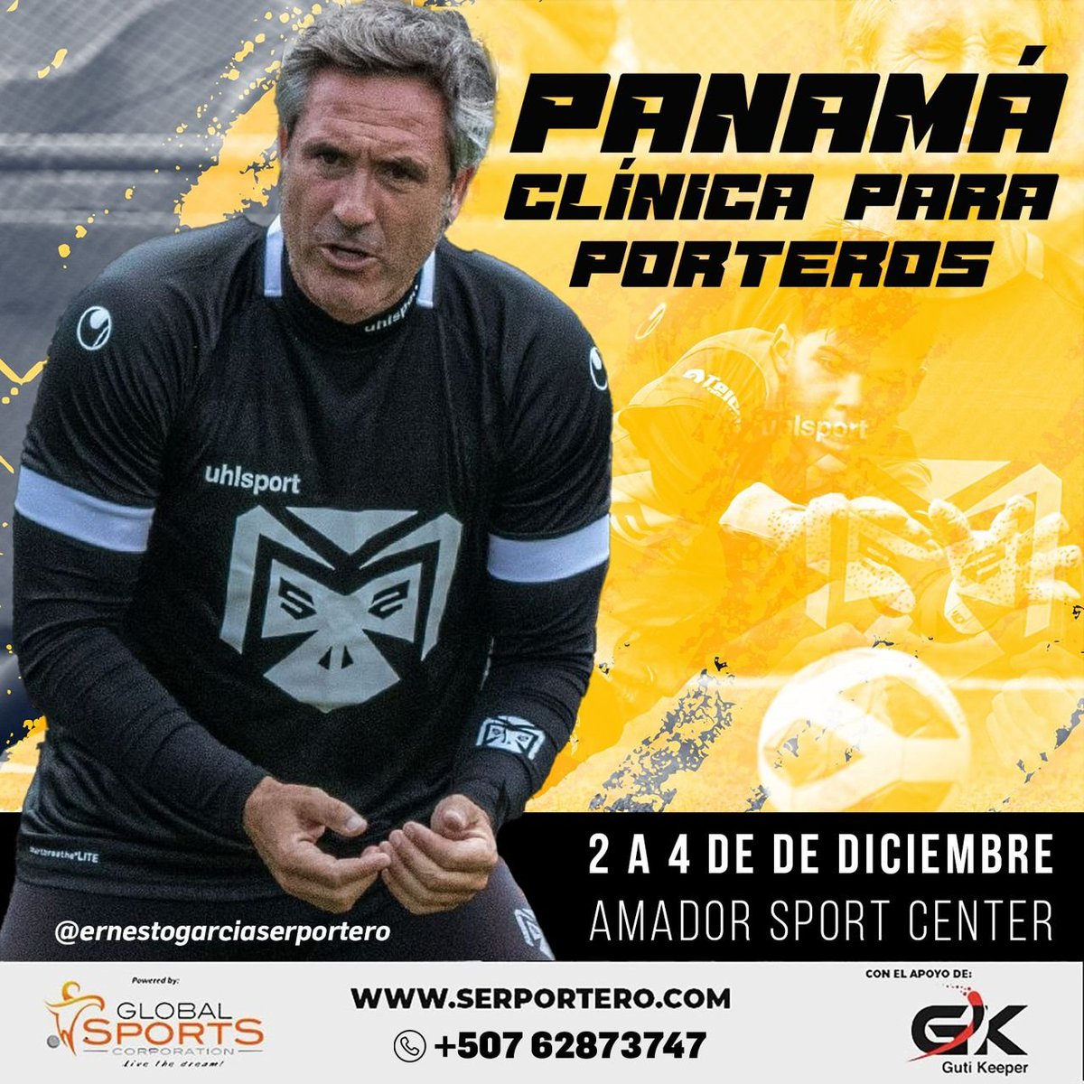 ninomangravita's tweet photo. Se le está metiendo fuerte al tema de los porteros en Panamá. Arranca la clínica del ex portero español  Ernesto García y la asistencia de @gutikeeper https://t.co/utUwLa09b0