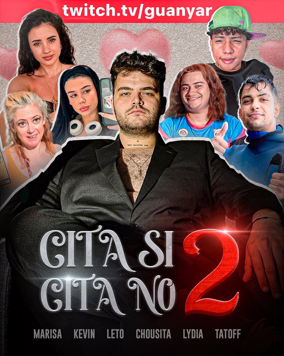 GUANYAR's tweet photo. CITA SI O CITA NO 2.

ESTO ES HISTORIA

LA CITA FINAL NO TIENE SENTIDO

DENTRO TODOS

https://t.co/79vEuS7aZx https://t.co/1rFXDCqhLt