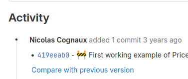 Outch, I've to work again on a feature we paused for 3 years.
Merging conflicts promises to be really fun ! 😅