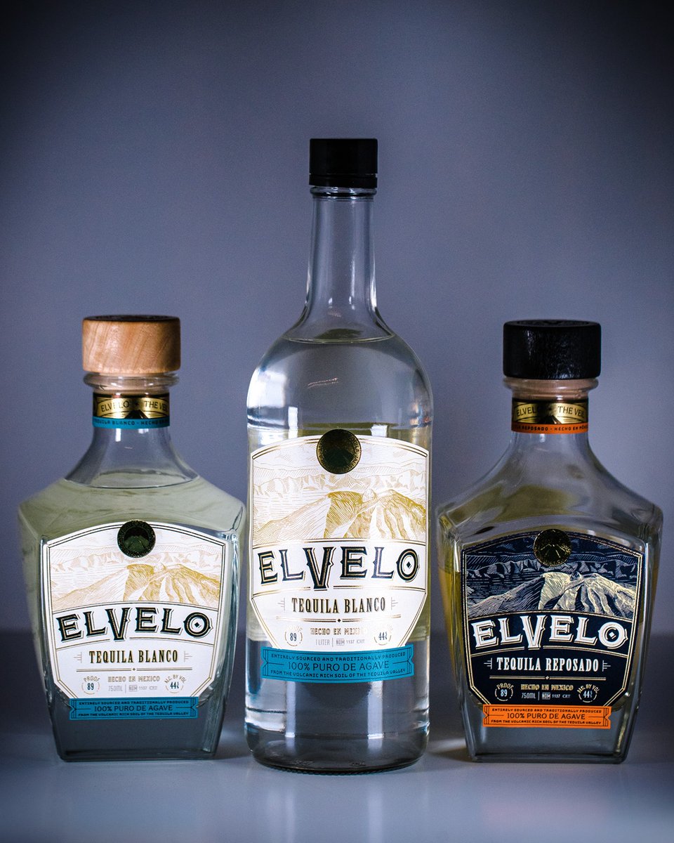 ElveloTequila's tweet photo. ElVelo Tequila - Traditionally Made, 100% Puro de Agave Tequilas, utilizing Agaves sourced only from the iconic Valley of Tequila and a member of the Additive Free Alliance. ElVelo Tequila showcases Big and Bold Agave Character - especially in cocktail. https://t.co/oDqYMIztml