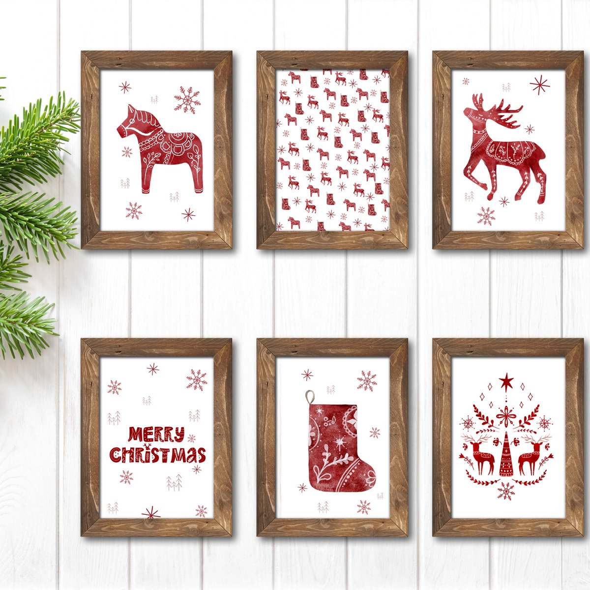 NORDIC CHRISTMAS available in my #etsygifts store follow the link etsy.com/listing/134677… #nordicchristmas #nordic #christmaswallart #christmaswallartdecor #christmasprintables #scandichristmas #christmasart #redchristmas #christmasdecorations #christmasvibes #etsychristmas