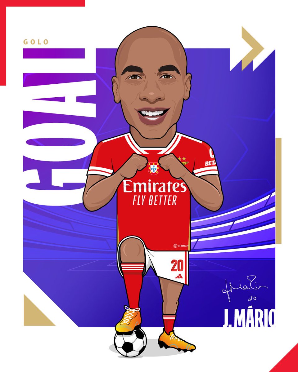 ⚽ 5' GOOOOOOOLOOOOOOOO!!!! JOÃO MÁRIO!!! 

#SLBFCIM • 1-0 • #UCL