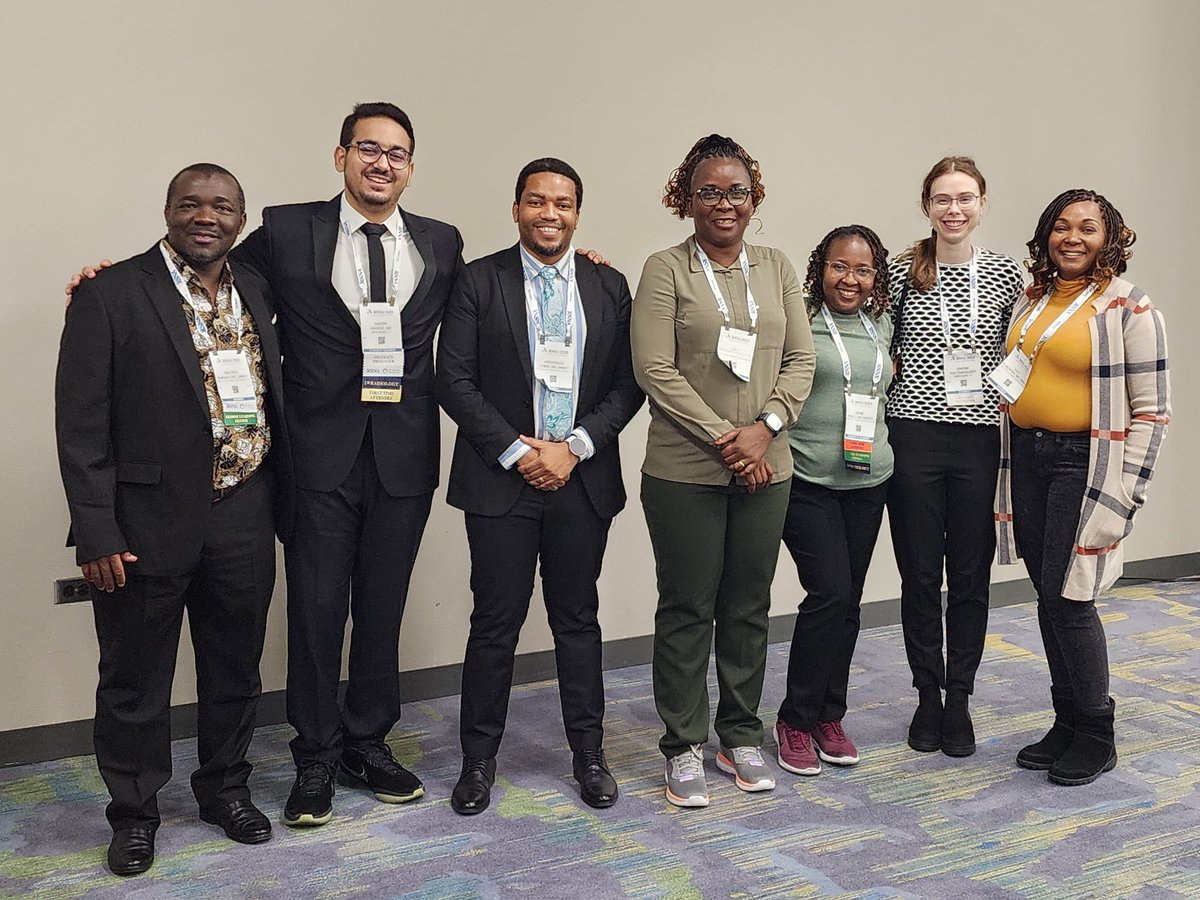 Had the privilege of meeting some aspiring radiologists from Tanzania <a href="/RSNA/">RSNA</a> <a href="/DrBalowa/">Dr. Balowa Musa</a> <a href="/lsakafu2008/">Lulu Sakafu</a> <a href="/LuluFundikira/">Lulu Fundikira</a> <a href="/IreneHMhalu/">Irene Mhalu, MD</a> Dr. Fredrick Lyimo. It's amazing how radiology brings us together from all corners of the world. <a href="/Road2IR/">Road2IR</a> <a href="/S_Kaltenhauser/">Simone Kaltenhauser</a> <a href="/YaleRadiology/">Yale Department of Radiology & Biomedical Imaging</a> #RSNA2023
