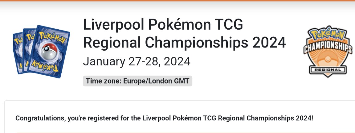 IrnnBruu's tweet photo. Let's get it! My first regional ever! Low expectations but going to give it my best! See you there! #pokemon #ptcg #Liverpool https://t.co/XuZn2LE7Wv