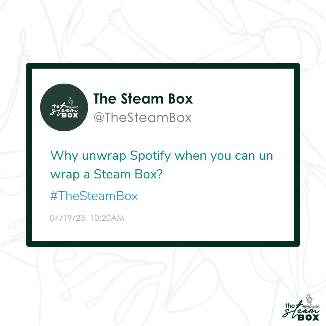 Why unwrap Spotify when you can unwrap a Steam box? #spicybooks #bookworm #thesteambox