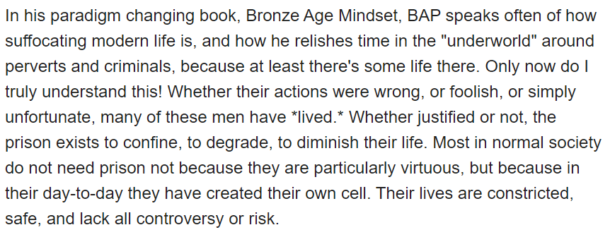 Tonight's email is about the prison's we create for ourselves. Pat speaks about the modern world from the perspective of @bronzeagemantis Read it here: patstedman.com/sign-up/