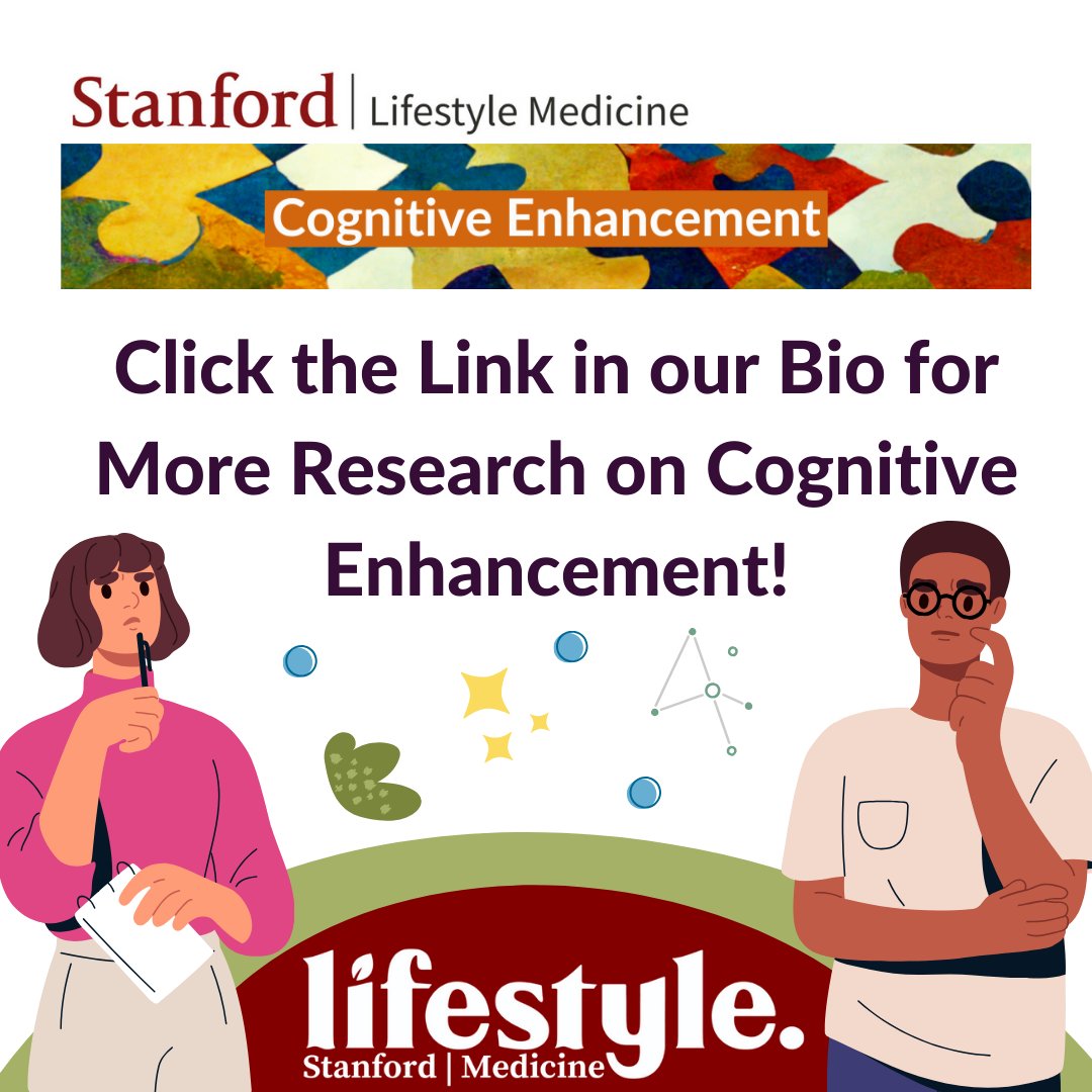 "[The research] strengthens our understanding that exercise can, in fact, improve cognition," says Matthew Kaufman, MD. Visit out website to read more highlights from our recent review in the American Journal of Lifestyle Medicine: longevity.stanford.edu/lifestyle/2023…