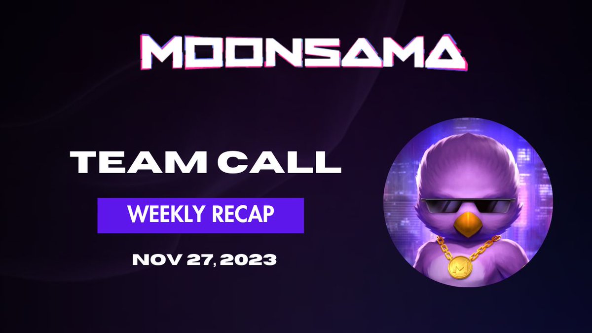 This week's Townhall had <a href="/DonnieBigBags/">Donnie</a> getting back to basics and cementing <a href="/MoonsamaNFT/">Moonsama</a> future.  

If you missed the call and want more in-depth info you can read the recap by <a href="/fraydikyt/">Kyt</a>  here👇
tinyurl.com/MMTH1127