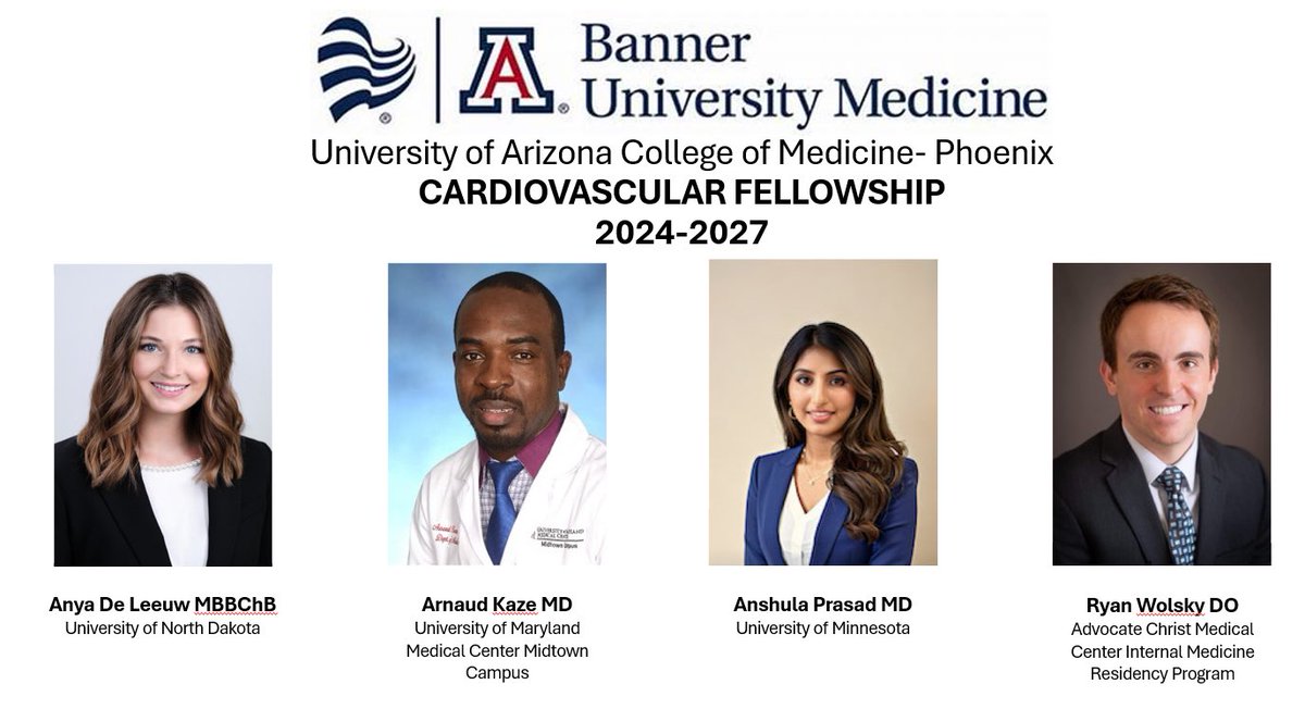 Great Match Day for our Cardiology Division @uazmedphx. Warm welcome to the Class of 2027! 🌵☀️