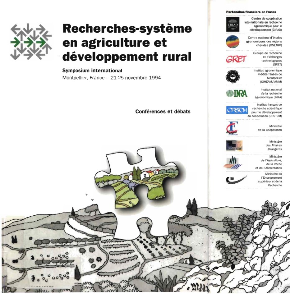 dav_rizzo's tweet photo. #SystemResearch "Recherches-système en agriculture et développement rural" 👉 Les actes d'un symposium international du 1994 https://t.co/6LLRjH4vIv
Une lecture très intéressante sur la dimension système dans la recherche agricole
#OpenAccess #OldButGold #FarmingSystemResearch https://t.co/JaLbDda5ep