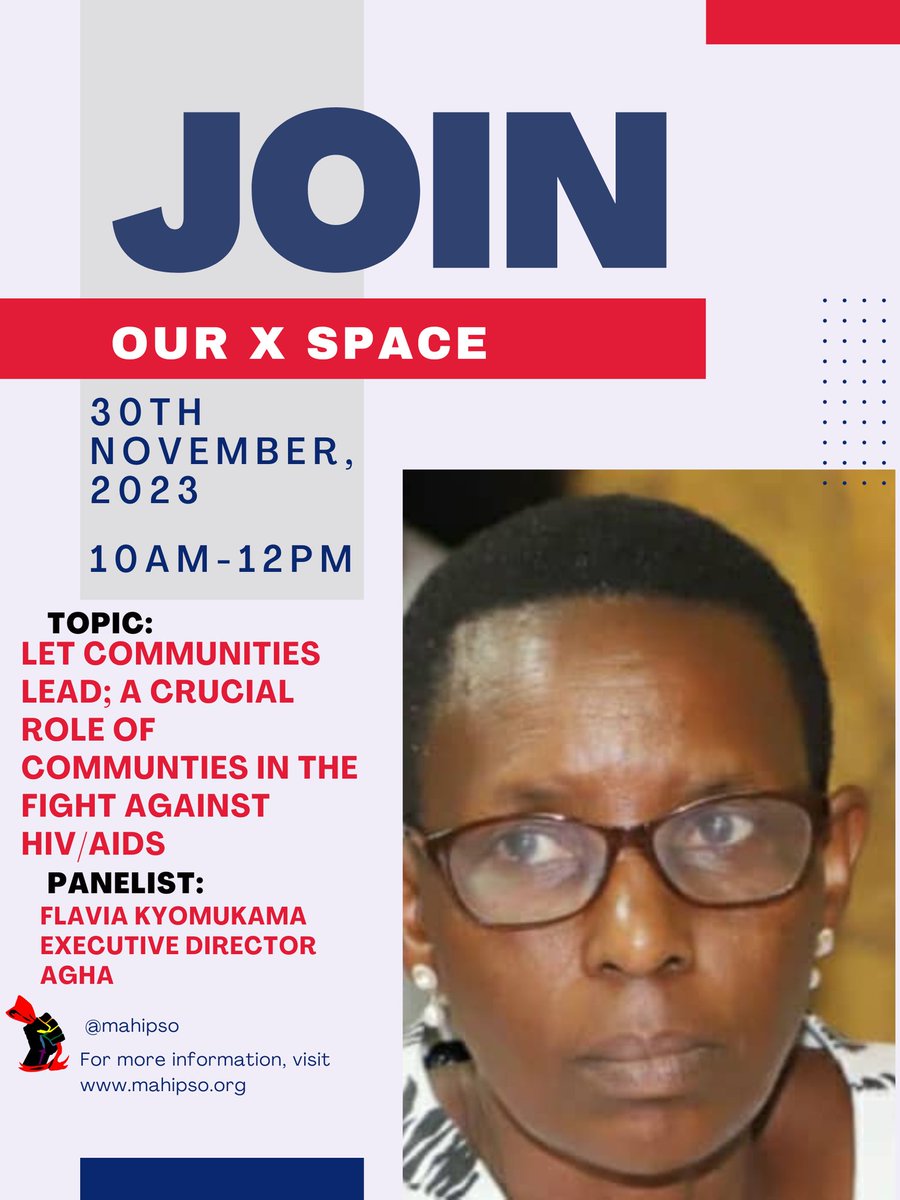 Flavia Kyomukama is a female living with HIV and survivor of cervical cancer. She is a great advocate and a seasoned HIV, Gender, Human Rights, Women and girls, KP, SW, PWD, NCD, youth and older persons rights activist and an expert in health policy and health financing advocacy