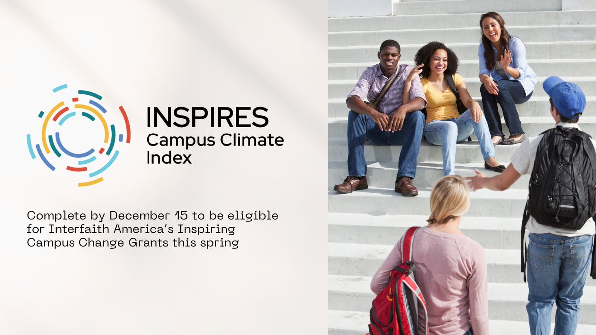 Unlock your campus's potential in fostering interfaith understanding with INSPIRES Index. Participate for free and receive a custom report. Learn more: bit.ly/46whEko