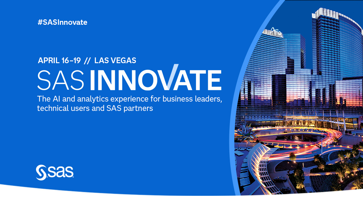 We are ready to see you April 16-19 in Las Vegas, during our biggest AI and analytics event of the year. Registration is now open 🎉. 2.sas.com/6018R89V4