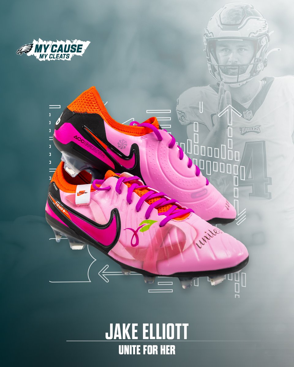 Eagles's tweet image. @jake_elliott22 x @UniteforHER
