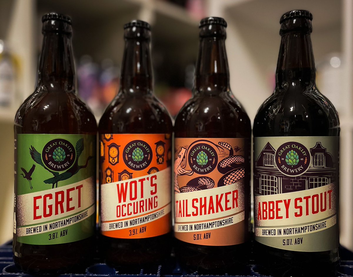 We are so lucky to have some brilliant local breweries on our doorstep. New @GreatOakleyBrew have landed. thebeergarage.co.uk