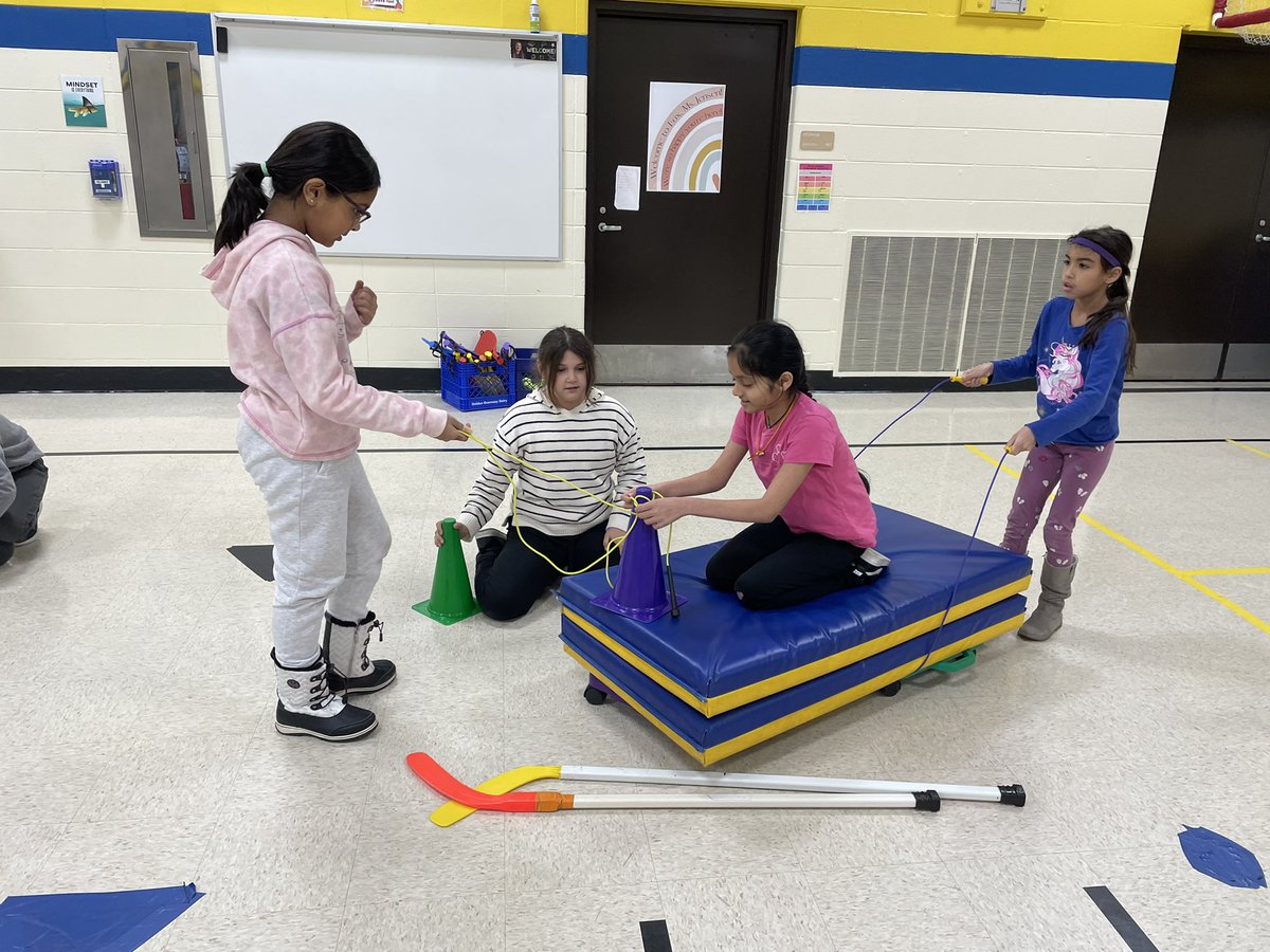 We had snow this weekend, so 4th and 6th grade in enrichment got to build their own snowmobiles! Students had a set of supplies to work with, and then test ride to see what worked best! They got to race them at the end of class as well!