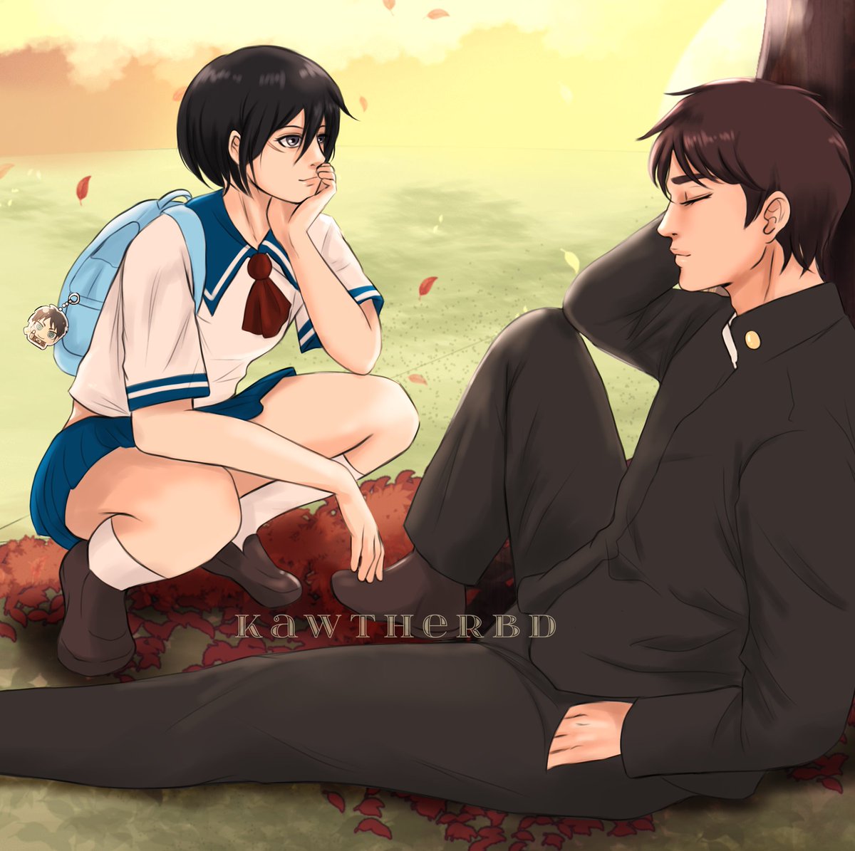Déjà vu 🤍🧣🕊️
#eremika