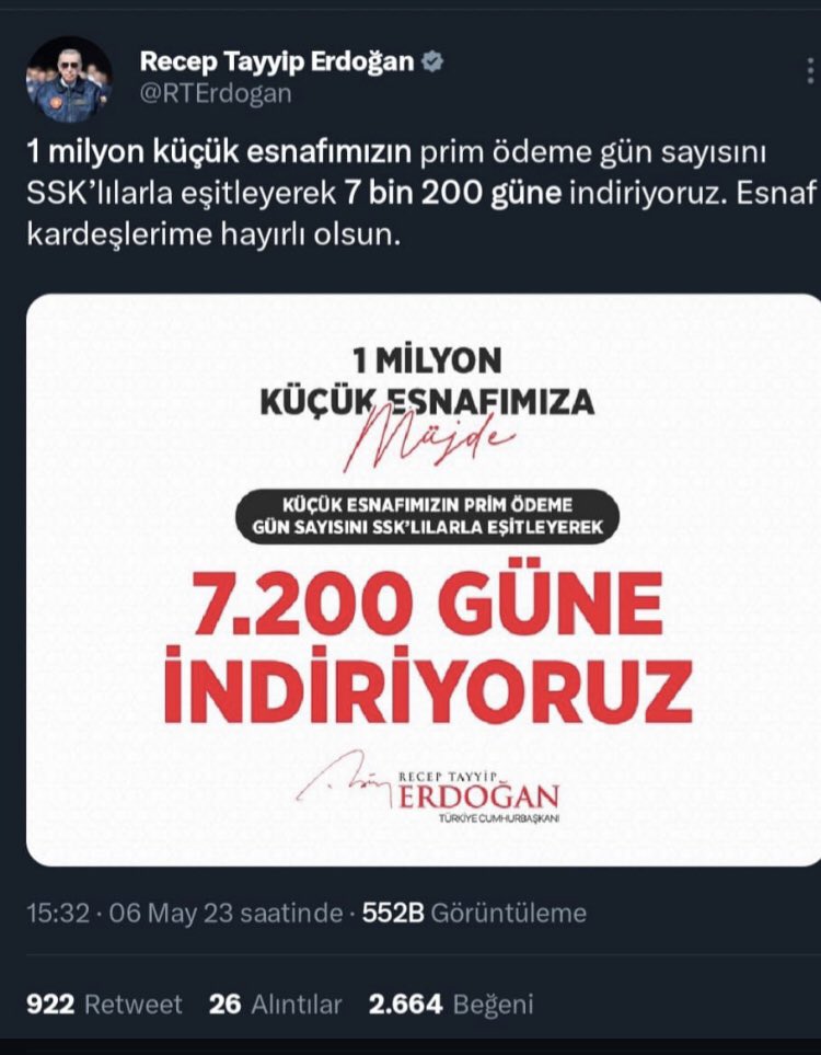 yucel8067123's tweet photo. @RTErdogan İNMEDİ DAHA #BagkurluAslaUnutmaz https://t.co/CDlGmsQQi6