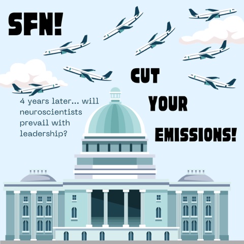 SfN_climate's tweet photo. How can it be that in time of climate breakdown one of the largest conferences in the world keeps on doing the same thing?

SfN leadership - when will you reply to our recent letter concerning a huge petition 4 years ago?

https://t.co/xufr8gnHcN https://t.co/hHkAZctIbt