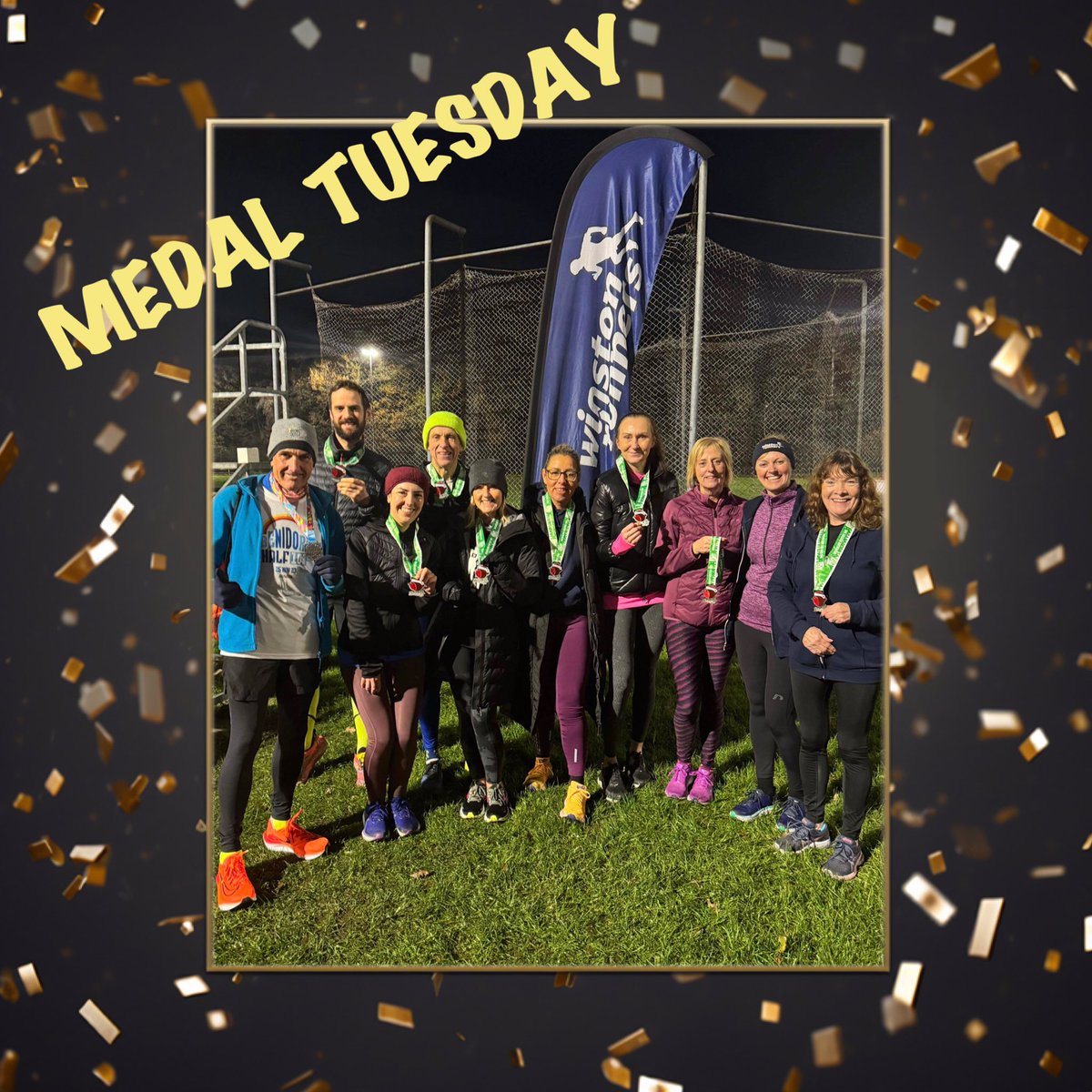 Winston_Runners's tweet photo. Well Done #winstonrunners Smashing it for #medaltuesday - take a bow ⭐️👏🏼✨Brilliant running! #medalmonday #medalmonday🏅 #tracktuesdays #running #runninggoals #runners #runningmotivation #ukrunchat #ukrunning #ukrunningcommunity #runningcommunity #wilmslowfestive10k #manchester https://t.co/rSE7E64tpR