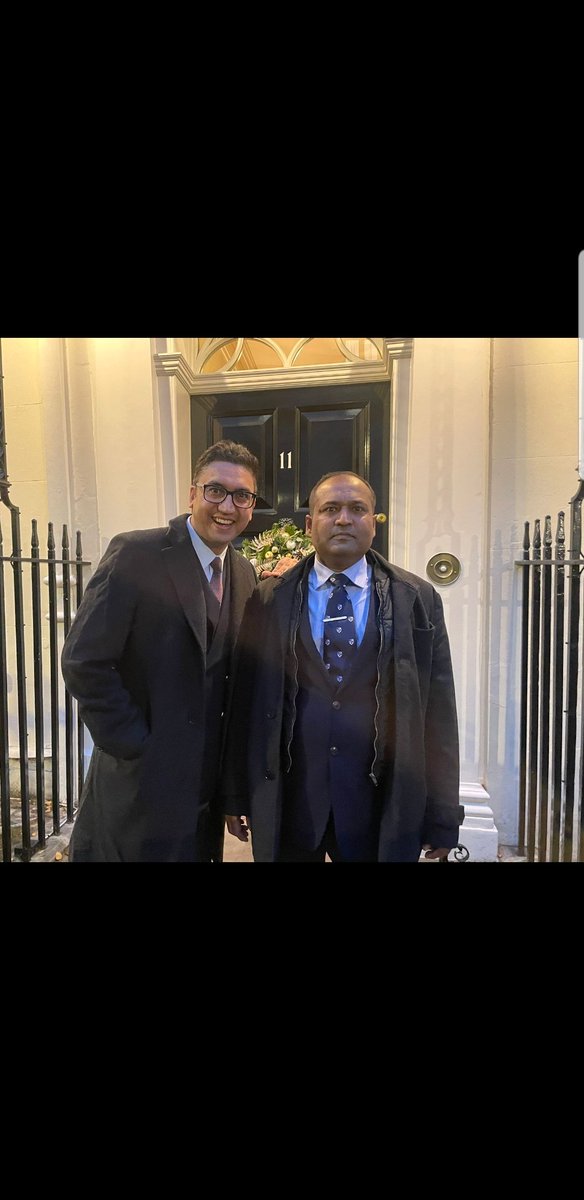Honoured to be asked to join a <a href="/10DowningStreet/">UK Prime Minister</a> Reception to acknowledge my volunteering work with a few of my West Midlands friends <a href="/RaajShamji/">Raaj Shamji 🇬🇧</a> <a href="/MattieHeaven/">Cllr Mattie Heaven</a> Julia and Derrick. It was great to meet the Party Chairman <a href="/RicHolden/">Richard Holden MP</a> , the Prime Minister running past  and others.