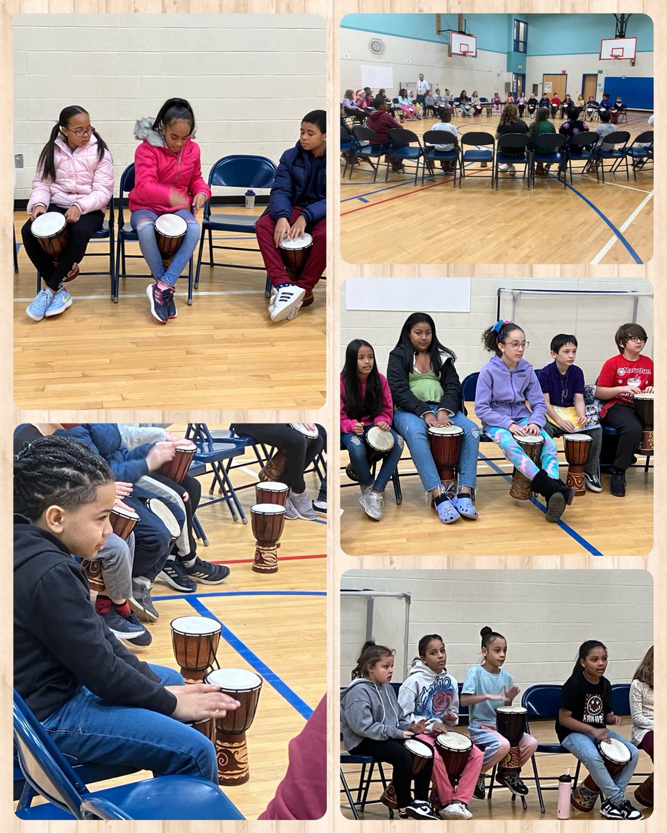 Today we had the AMAZING @gregcolesdanceanddrum teach our students about African drums and African Lore. They had an AMAZING time!!! Thank you so much @gregcolesdanceanddrum 🪘🎶