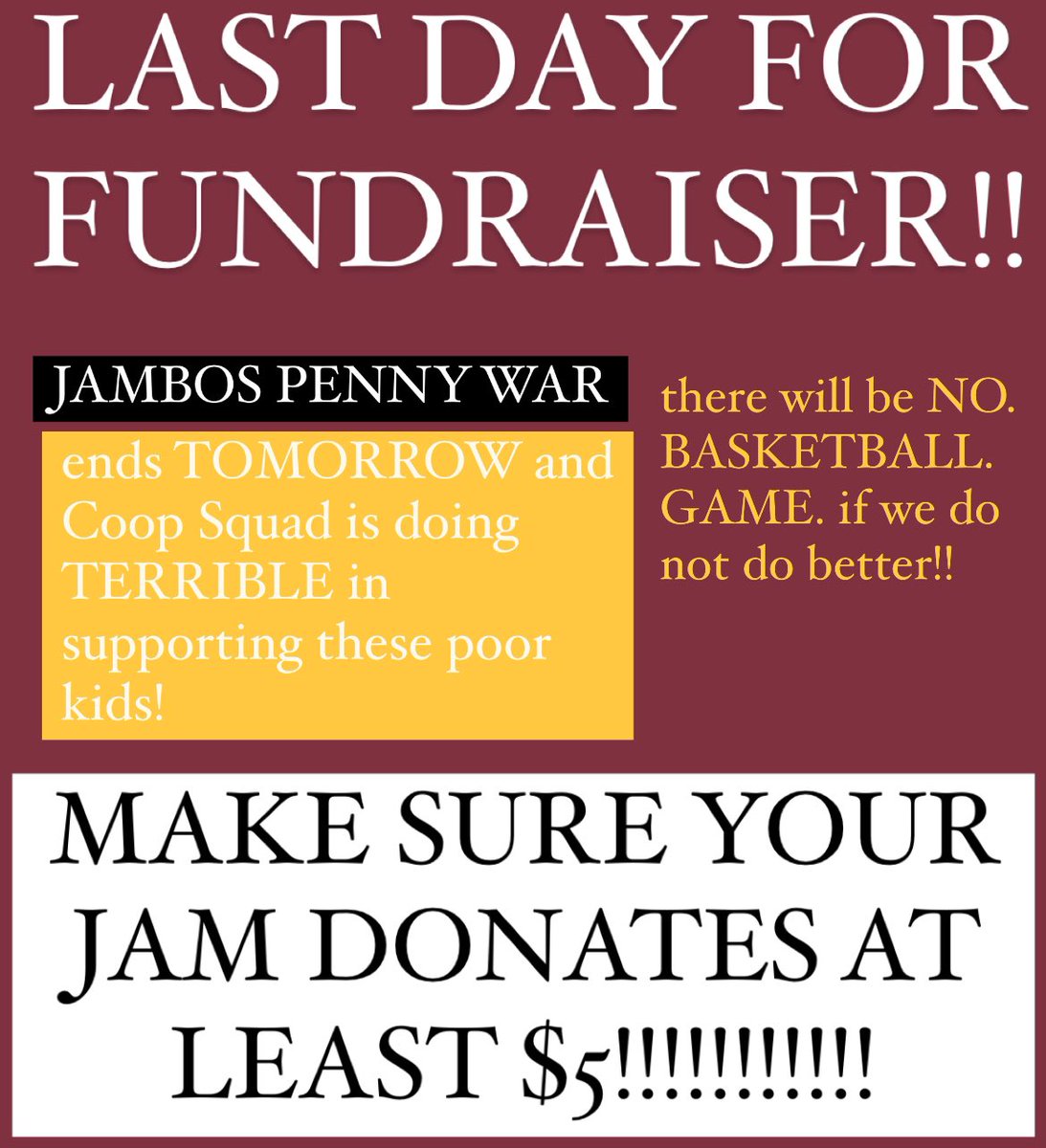 caroline kemper (@carolinek998) on Twitter photo MAKE SURE TO DONATE! <a href="/RCHScoopsquad/">Coop Squad</a> <a href="/RCHS_Jaguars/">Cooper HS</a> <a href="/RCHSFMP/">RCHS FMP</a> <a href="/SLCaskme/">RCHS SLC</a> <a href="/rchsswimanddive/">rchs.swimanddive</a> <a href="/rchsclass2024/">rchsclass2024</a> <a href="/fbla_rchs/">FBLA RCHS</a> MAKE SURE TO DONATE! <a href="/RCHScoopsquad/">Coop Squad</a> <a href="/RCHS_Jaguars/">Cooper HS</a> <a href="/RCHSFMP/">RCHS FMP</a> <a href="/SLCaskme/">RCHS SLC</a> <a href="/rchsswimanddive/">rchs.swimanddive</a> <a href="/rchsclass2024/">rchsclass2024</a> <a href="/fbla_rchs/">FBLA RCHS</a>