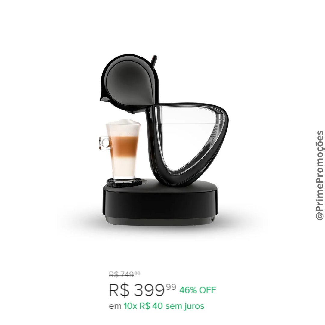 PrimePromocoes's tweet photo. Essa daqui é uma obra de arte

☕Cafeteira Nestlé Dolce Gusto Infinissima Touch
💵de R$749,99 por R$399,99

🔗https://t.co/jxOe8084S4 https://t.co/U9wY7ee7tM