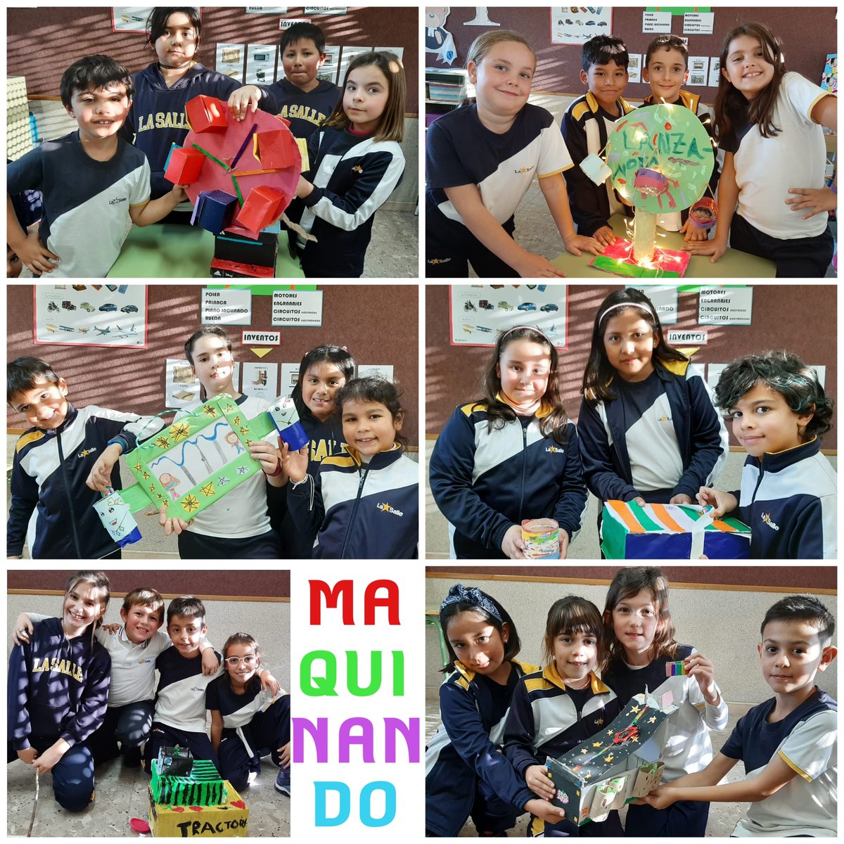 LaSalleInstituc's tweet photo. Cerramos el proyecto #NCALaSalle de 3º de #ILSA_Primaria #Maquinando con la visita de un  experto, técnico en Rayos X, papá del colegio . Porque creemos que los Grandes inventos, hacen grandes inventores y promueven la creatividad… #Gracias! https://t.co/7z1aekzix9